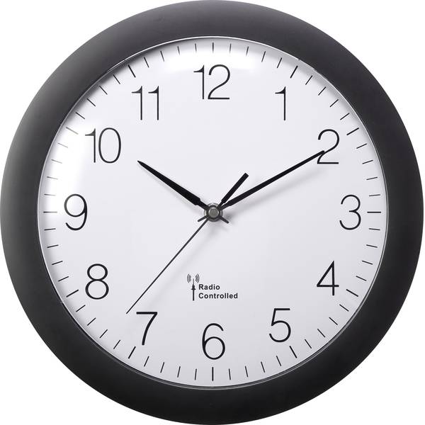 Orologi da parete - Basetech 1555968 Radiocontrollato Orologio da parete 300 mm x 56 mm Nero - Orologi da parete - Basetech 1555968 Radiocontrollato Orologio da parete 300 mm x 56 mm Nero -