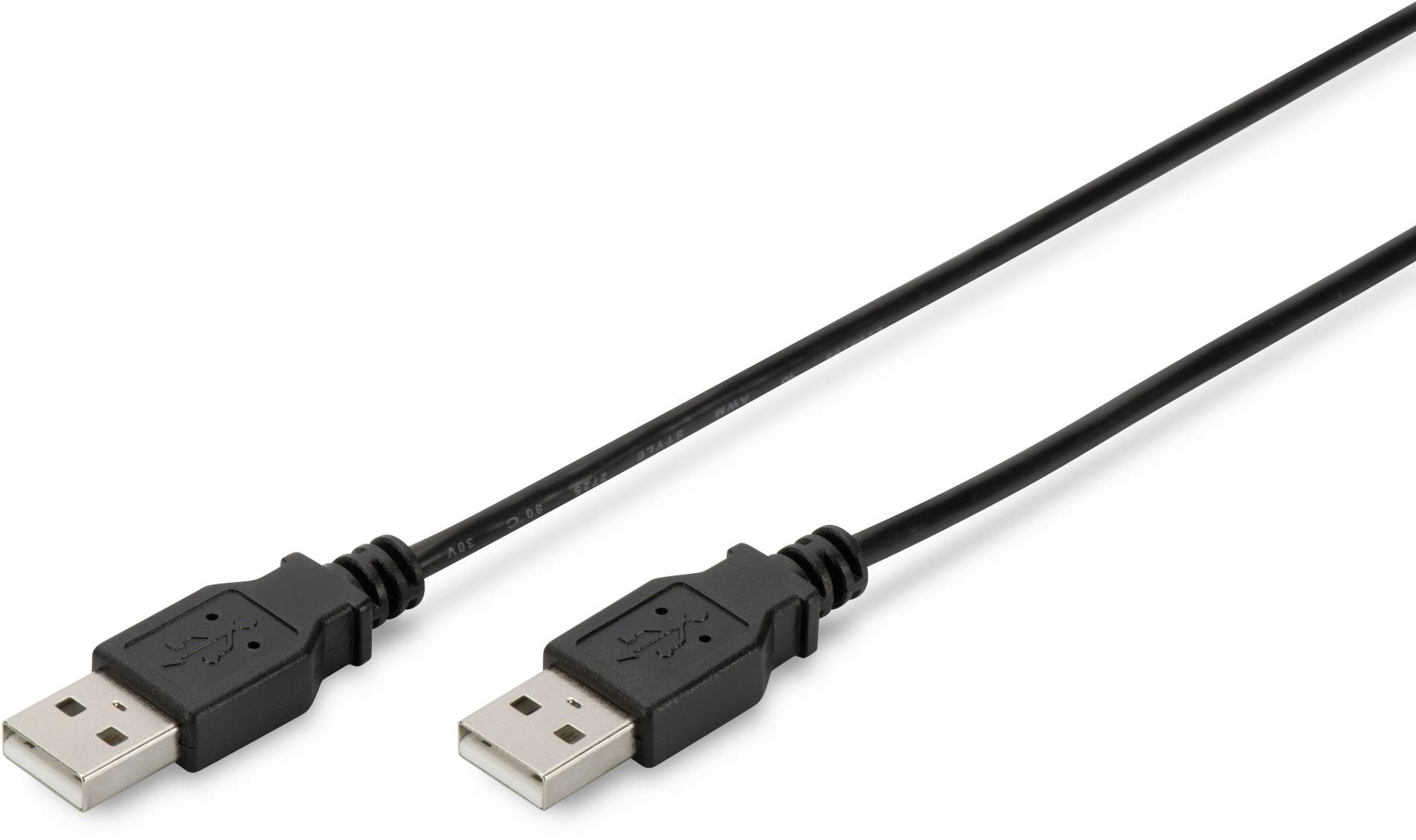 Digitus DK-300101-018-S Cavo Usb 1,8mt 2.0 Usb A Nero-0