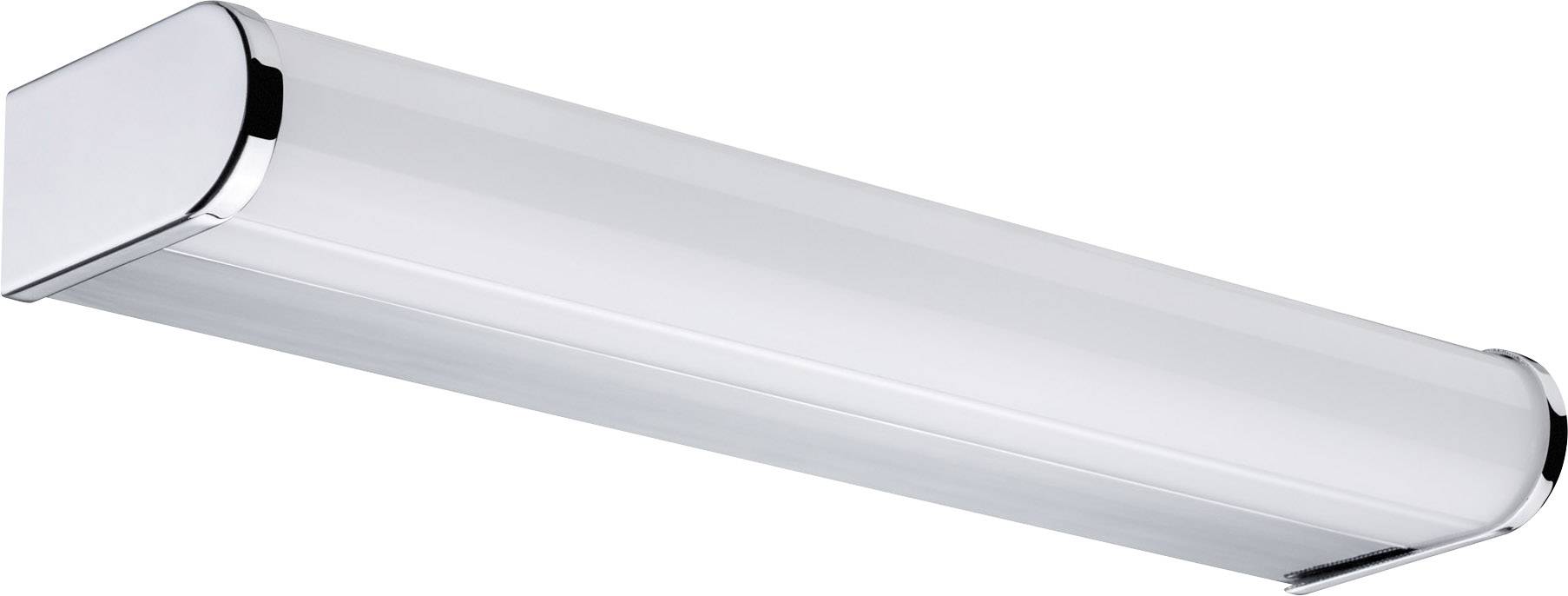 Una moderna lampada da soffitto allungata con involucro metallico. Ha una forma slanciata ed è adatta all'illuminazione di ambienti.