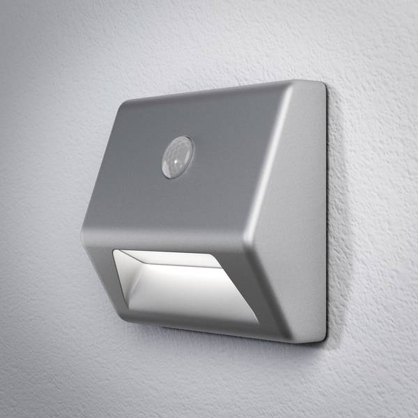 Luci notturne - LEDVANCE NIGHTLUX Stair 4058075030619 Luce notturna LED con sensore di movimento Quadrato LED Bianco neutro Argento - Luci notturne - LEDVANCE NIGHTLUX Stair 4058075030619 Luce notturna LED con sensore di movimento Quadrato LED Bianco neutro Argento -
