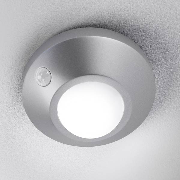 Luci notturne - LEDVANCE NIGHTLUX Ceiling 4058075026612 Luce notturna LED con sensore di movimento Rotondo LED Bianco neutro Argento - Luci notturne - LEDVANCE NIGHTLUX Ceiling 4058075026612 Luce notturna LED con sensore di movimento Rotondo LED Bianco neutro Argento -