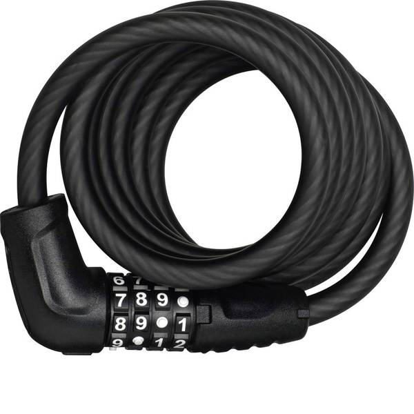 Lucchetti da bicicletta - ABUS Lucchetto con cavo a spirale Nero Lucchetto a codice - Lucchetti da bicicletta - ABUS Lucchetto con cavo a spirale Nero Lucchetto a codice -
