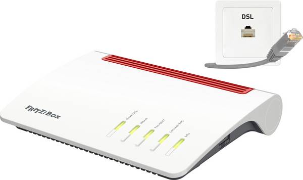 AVM FRITZ!Box 5690 Pro BASE| Modem router WiFi 7, 6Ghz band, 2.5Gbit LAN/WLAN Zigbee e DECT