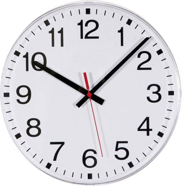 Orologi da parete - EUROTIME 55000 Radiocontrollato Orologio da parete 300 mm Bianco - Orologi da parete - EUROTIME 55000 Radiocontrollato Orologio da parete 300 mm Bianco -