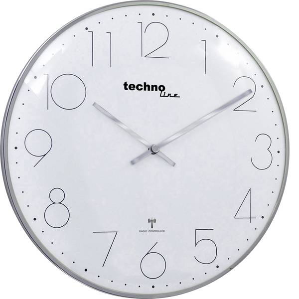 Orologi da parete - Techno Line WT 8235 chrom-optik Radiocontrollato Orologio da parete 350 mm x 25 mm Cromato - Orologi da parete - Techno Line WT 8235 chrom-optik Radiocontrollato Orologio da parete 350 mm x 25 mm Cromato -