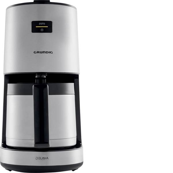 Macchine dal caffè con filtro - Grundig KM 8680 Delisa Macchina per il caffè Acciaio, Nero Capacità tazze=10 Isolato - Macchine dal caffè con filtro - Grundig KM 8680 Delisa Macchina per il caffè Acciaio, Nero Capacità tazze=10 Isolato -