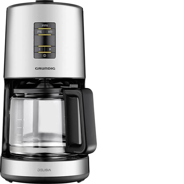 Macchine dal caffè con filtro - Grundig KM 7680 Macchina per il caffè Acciaio, Nero Capacità tazze=10 funzione timer - Macchine dal caffè con filtro - Grundig KM 7680 Macchina per il caffè Acciaio, Nero Capacità tazze=10 funzione timer -
