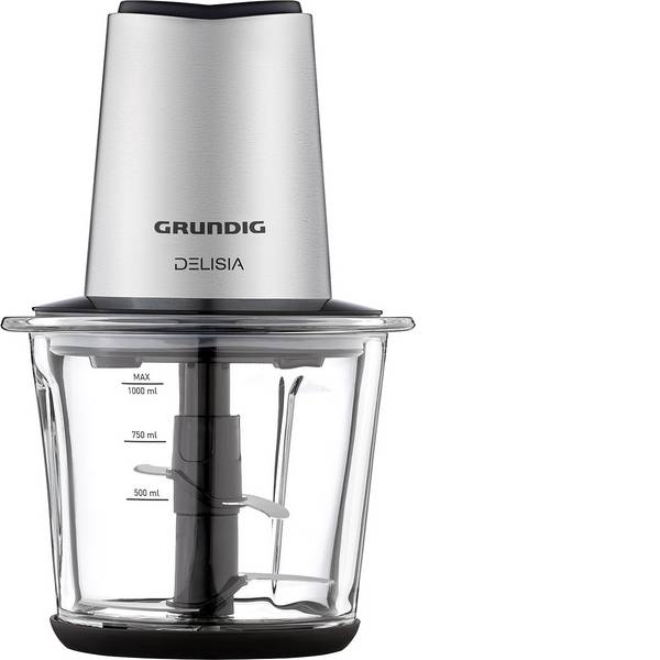 Tritatutto - Grundig CH 8680 Tritatutto 800 W Acciaio, Nero - Tritatutto - Grundig CH 8680 Tritatutto 800 W Acciaio, Nero -