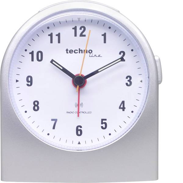 Sveglie - Techno Line WT 753 Radiocontrollato Sveglia Argento Tempi di allarme 1 Fluorescente lancetta - Sveglie - Techno Line WT 753 Radiocontrollato Sveglia Argento Tempi di allarme 1 Fluorescente lancetta -