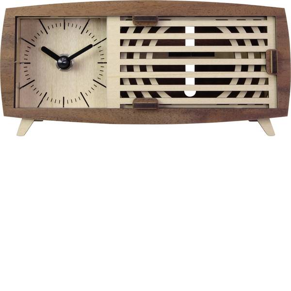 Sveglie - Quarzo Kit orologio da tavolo Rettangolare Basetech Marrone - Sveglie - Quarzo Kit orologio da tavolo Rettangolare Basetech Marrone -
