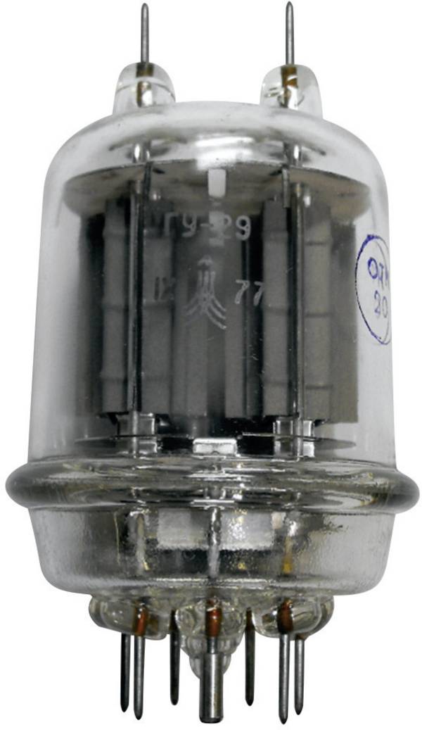 FESTO 829 B = GU 29 = SRS 4453 Valvola termoionica Pentodo a fascio doppio 600 V 110 mA Numero Poli (num): 7 Attacco: Sette poli Contenuto 1 pz.
