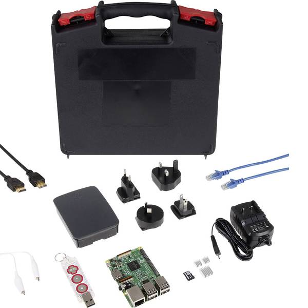Schede di sviluppo e Single Board Computer - Raspberry Pi® 3 B Makey Education Set 1 GB 4 x 1.2 GHz incl. Makey Go, incl. custodia, incl. dissipatore, incl. Noobs - Schede di sviluppo e Single Board Computer - Raspberry Pi® 3 B Makey Education Set 1 GB 4 x 1.2 GHz incl. Makey Go, incl. custodia, incl. dissipatore, incl. Noobs -