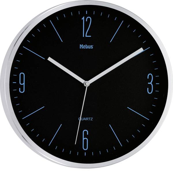 Orologi da parete - Mebus 16317 Quarzo Orologio da parete 30 cm x 4.1 cm Argento - Orologi da parete - Mebus 16317 Quarzo Orologio da parete 30 cm x 4.1 cm Argento -