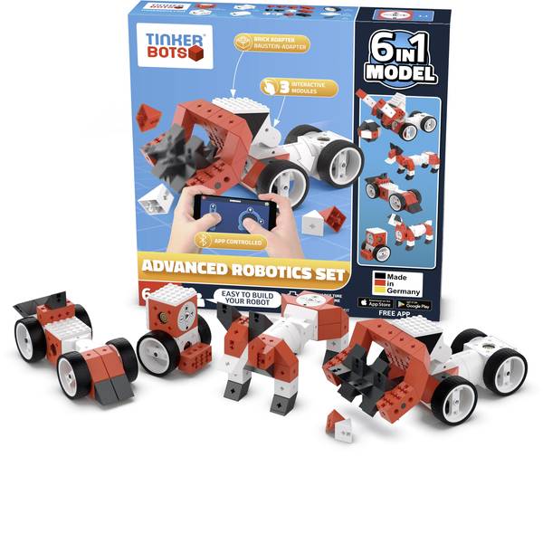 Robot in kit di montaggio - TINKERBOTS Robot in kit da montare Advanced Robotics Set 00053 - Robot in kit di montaggio - TINKERBOTS Robot in kit da montare Advanced Robotics Set 00053 -