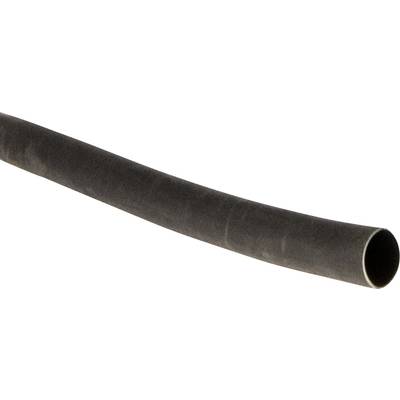 Un tubo nero e curvo, potenzialmente adatto al trasporto di liquidi o gas.