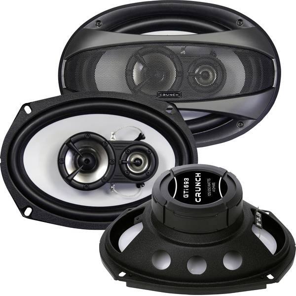 Altoparlanti da incasso per auto - Crunch GTI-693 Altoparlante coassiale da incasso a 3 vie 250 W Contenuto: 1 pz. - Altoparlanti da incasso per auto - Crunch GTI-693 Altoparlante coassiale da incasso a 3 vie 250 W Contenuto: 1 pz. -