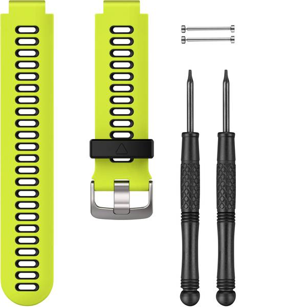 Accessori per fitness tracker - Cinturino di ricambio Garmin Silikonarmband für Forerunner 735XT Giallo, Nero - Accessori per fitness tracker - Cinturino di ricambio Garmin Silikonarmband für Forerunner 735XT Giallo, Nero -