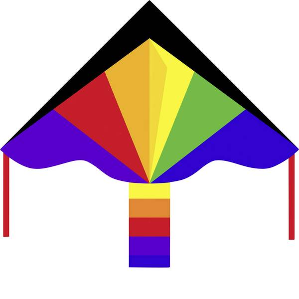 Aquiloni - Aquilone statico Monofilo Ecoline Simple Flyer Rainbow Larghezza estensione 1200 mm Intensità forza del vento 2 - 5 bft - Aquiloni - Aquilone statico Monofilo Ecoline Simple Flyer Rainbow Larghezza estensione 1200 mm Intensità forza del vento 2 - 5 bft -