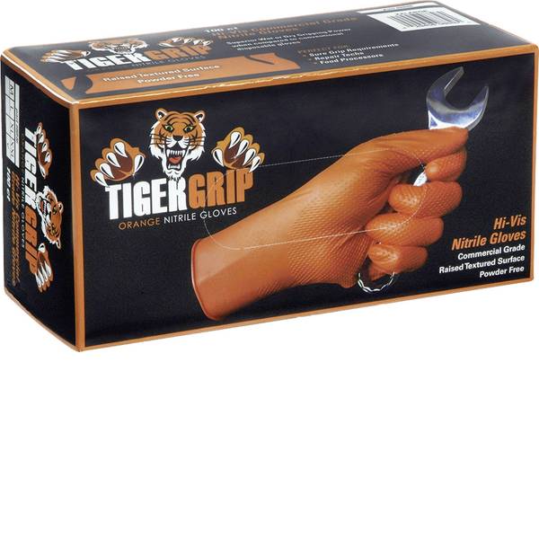 Guanti monouso - Kunzer TIGER GRIP M Nitrile Guanto monouso Taglia: M EN 374 , EN 455 100 pz. - Guanti monouso - Kunzer TIGER GRIP M Nitrile Guanto monouso Taglia: M EN 374 , EN 455 100 pz. -