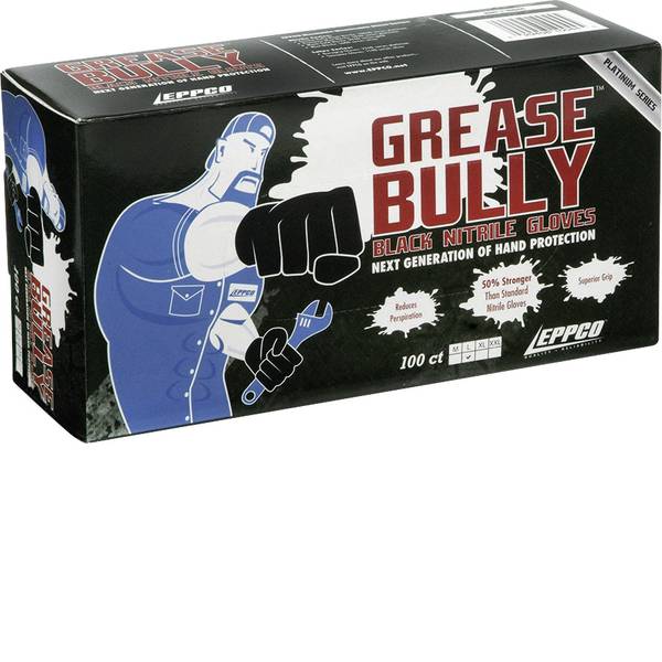 Guanti monouso - Kunzer Grease Bully L Nitrile Guanto monouso Taglia: L EN 374 , EN 455 100 pz. - Guanti monouso - Kunzer Grease Bully L Nitrile Guanto monouso Taglia: L EN 374 , EN 455 100 pz. -