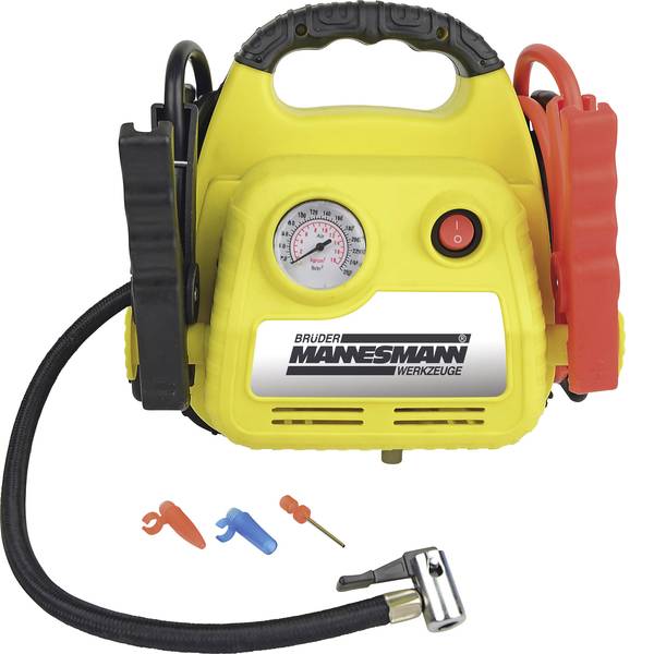 Jump Starter - Sistema di accensione rapido Brüder Mannesmann M01776 Corrente davviamento ausiliaria (12 V)=300 A - Jump Starter - Sistema di accensione rapido Brüder Mannesmann M01776 Corrente davviamento ausiliaria (12 V)=300 A -