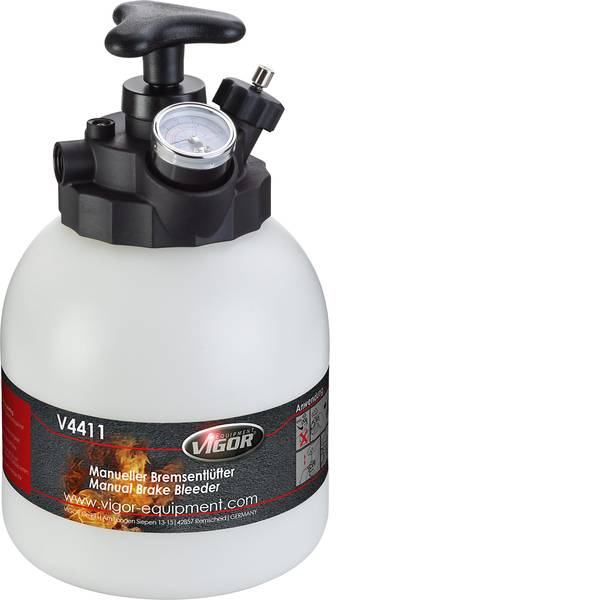 Utensili per freni - Kit spurgo freni da 3 l, manuale Vigor V4411 - Utensili per freni - Kit spurgo freni da 3 l, manuale Vigor V4411 -