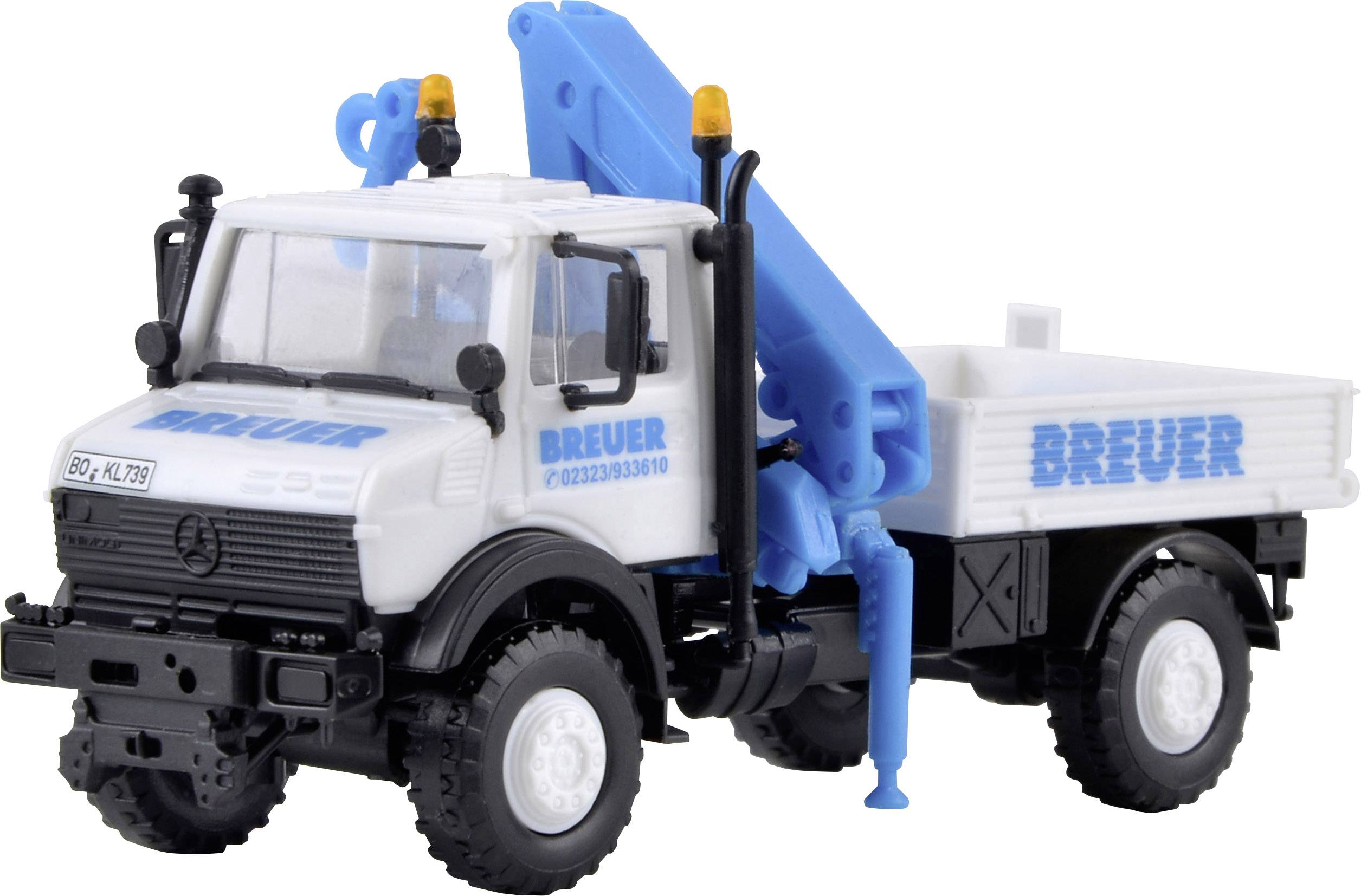 Kibri 13059 H0 Camion modello Mercedes Benz Unimog Breuer