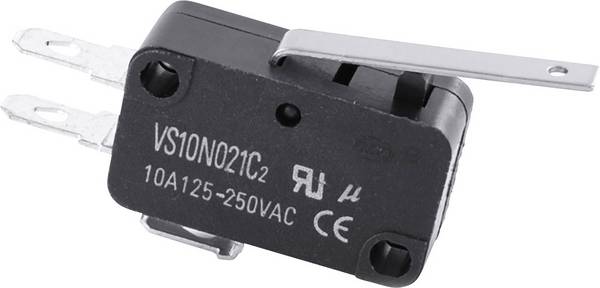 TRU COMPONENTS TC-MS22 Microinterruttore TC-MS22 10 A Momentaneo 1 pz.