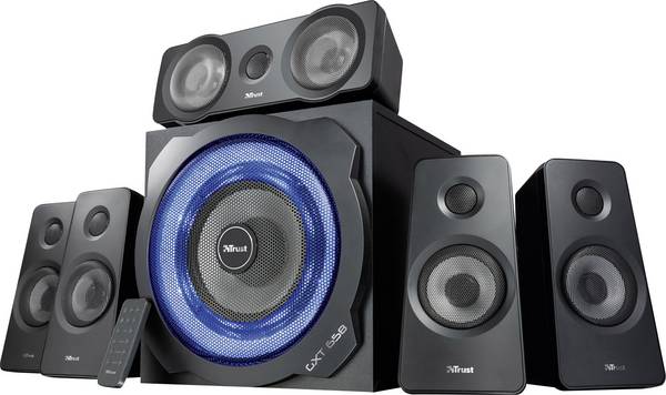 Trust GXT 658 Tytan 5.1 Altoparlante per PC Cablato 90 W Nero