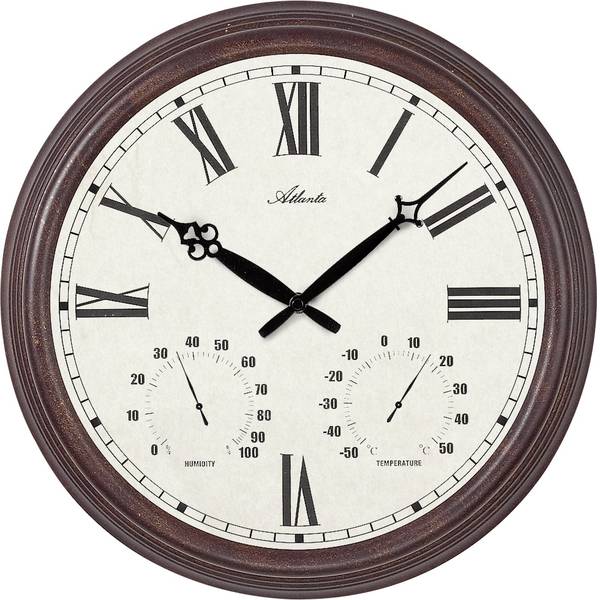 Orologi da parete - Atlanta Uhren 4448 Quarzo Orologio da parete 300 mm antico - Orologi da parete - Atlanta Uhren 4448 Quarzo Orologio da parete 300 mm antico -