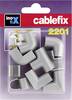 cablefix 127222 Canalina passacavi Collegamento canaline 10 pz. Grigio