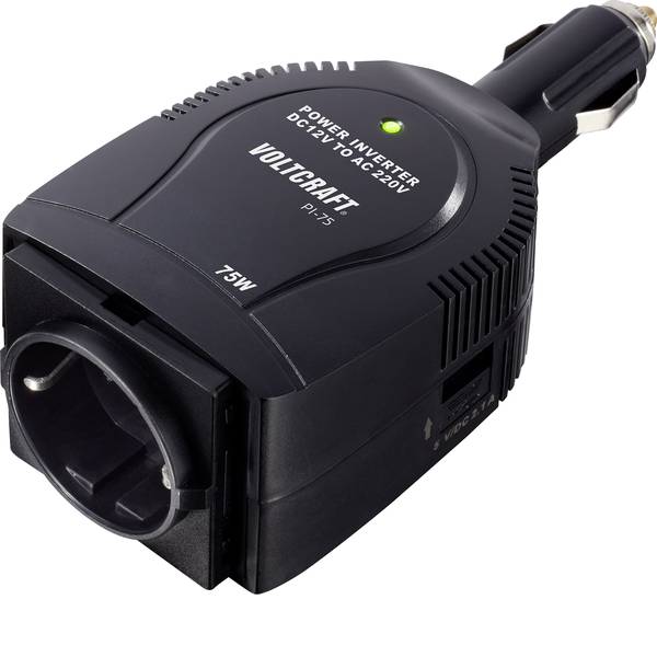 Inverter - VOLTCRAFT Inverter PI-75 75 W 12 V/DC - 230 V/AC - Inverter - VOLTCRAFT Inverter PI-75 75 W 12 V/DC - 230 V/AC -