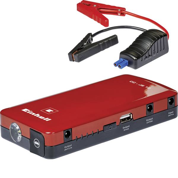 Jump Starter - Sistema di accensione rapido Einhell CC-JS 12 1091520 Corrente davviamento ausiliaria (12 V)=200 A - Jump Starter - Sistema di accensione rapido Einhell CC-JS 12 1091520 Corrente davviamento ausiliaria (12 V)=200 A -