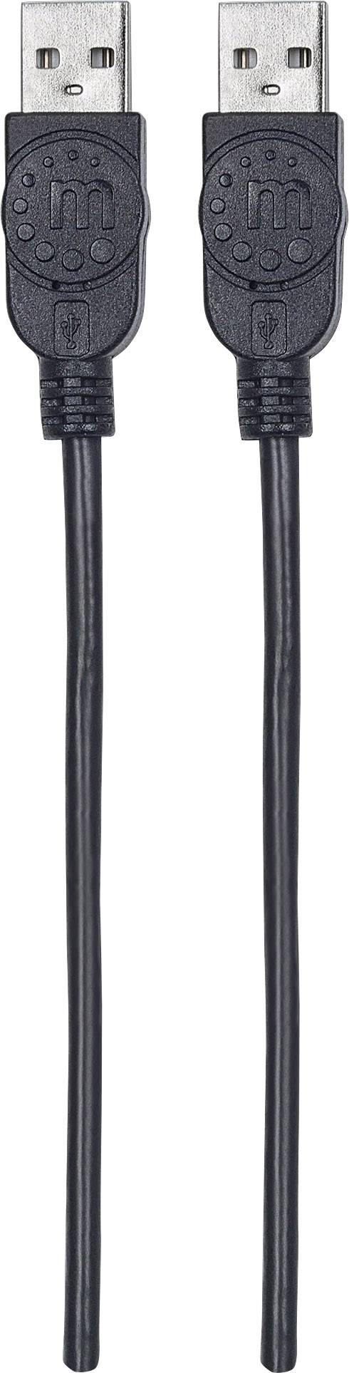 Due cavi USB neri con connettori standard e un logo 'm', posizionati uno accanto all'altro.