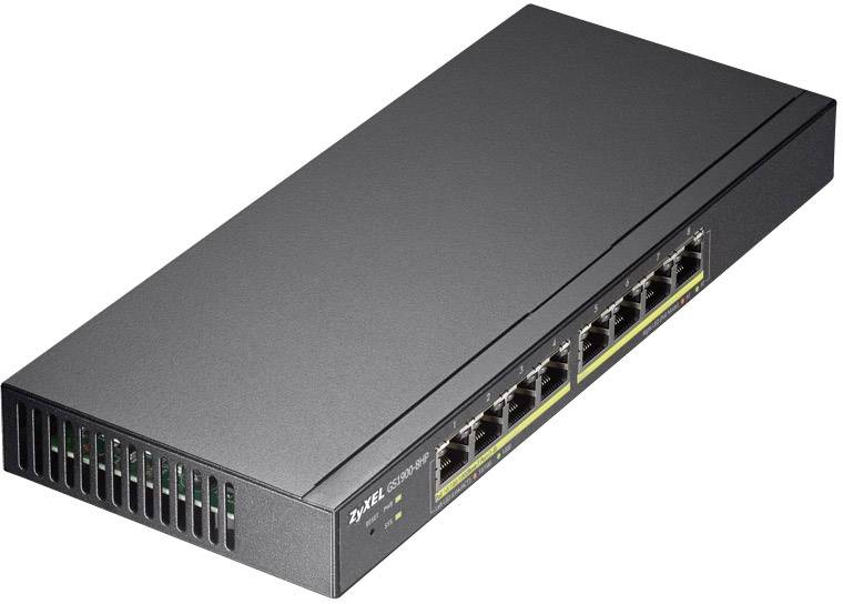ZyXEL GS1900-8HP-EU0102F 8x GE GS1900-8HPv2 8x PoE Ports Switch di rete 8 Porte 1000 MBit/s Funzione PoE-2