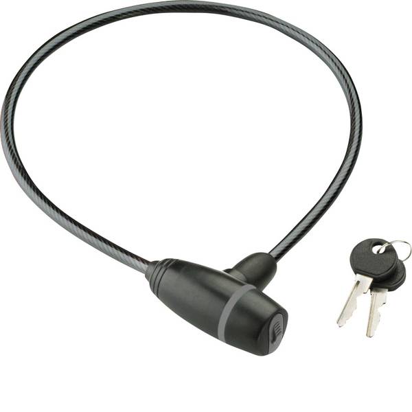 Lucchetti da bicicletta - Burg Wächter 260 60 Cavo dacciaio con occhielli Nero Lucchetto a chiave - Lucchetti da bicicletta - Burg Wächter 260 60 Cavo dacciaio con occhielli Nero Lucchetto a chiave -