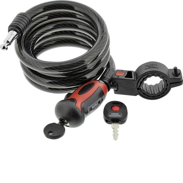 Lucchetti da bicicletta - Burg Wächter 1345 150 L Lucchetto con cavo a spirale variabile Lucchetto a chiave - Lucchetti da bicicletta - Burg Wächter 1345 150 L Lucchetto con cavo a spirale variabile Lucchetto a chiave -