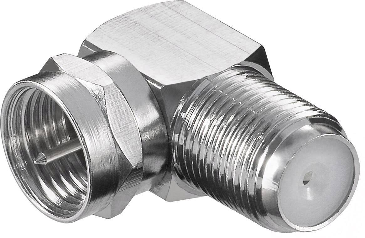 Goobay Adattatore angolare: spina F > presa F 90° zinco spina adattatore in zinco-0