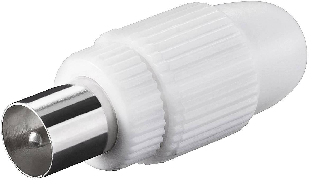 Connettore coassiale Goobay con attacco a vite - connettore coassiale avvitabile in plastica-0