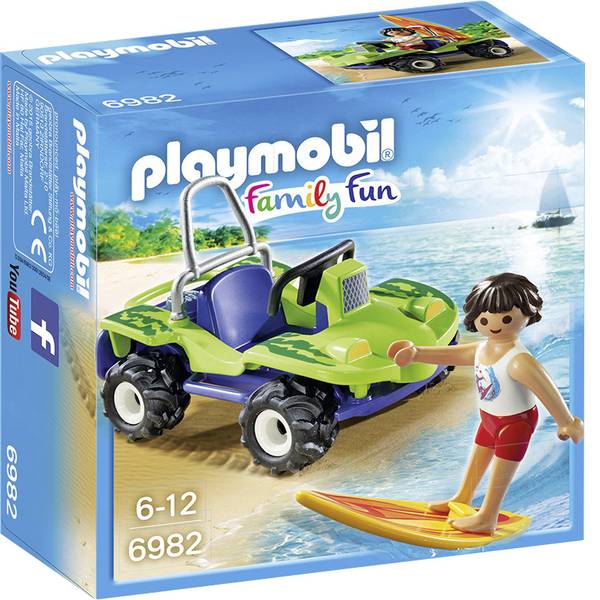 Personaggi da gioco - Play mobile - Sufer Buggy con spiaggia - Personaggi da gioco - Play mobile - Sufer Buggy con spiaggia -