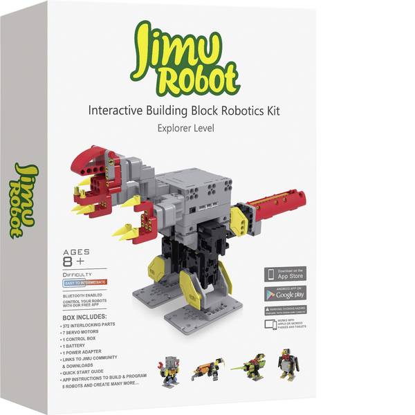 Robot in kit di montaggio - Ubtech Robot in kit da montare Ubtech Jimu Robot Explorer Kit Modello (kit/modulo): KIT da costruire - Robot in kit di montaggio - Ubtech Robot in kit da montare Ubtech Jimu Robot Explorer Kit Modello (kit/modulo): KIT da costruire -