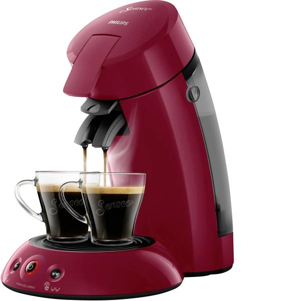 Macchine per caffè a capsule Senseo - Macchina per caffè con cialde SENSEO® HD6554/90 Original HD6554/90 Rosso rubino - Macchine per caffè a capsule Senseo - Macchina per caffè con cialde SENSEO® HD6554/90 Original HD6554/90 Rosso rubino -
