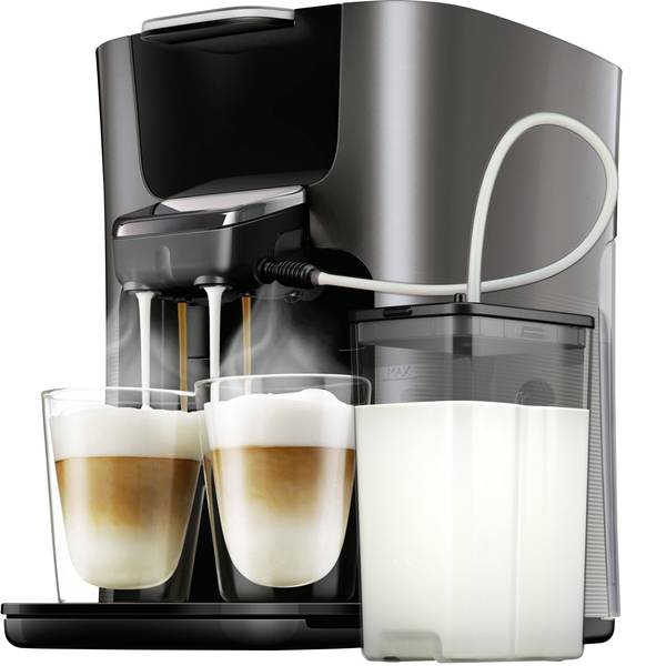 Macchine per caffè a capsule Senseo - Macchina per caffè con cialde SENSEO® HD6574/50 Latte Duo Plus HD6574/50 Antracite con contenitore latte - Macchine per caffè a capsule Senseo - Macchina per caffè con cialde SENSEO® HD6574/50 Latte Duo Plus HD6574/50 Antracite con contenitore latte -
