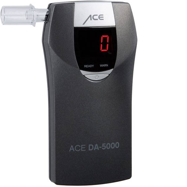 Etilometri - ACE DA-5000 Etilometro Grigio 0 fino a 4 ‰ Funzione conto alla rovescia, Allarme, Visualizzazione diverse unità, incl. - Etilometri - ACE DA-5000 Etilometro Grigio 0 fino a 4 ‰ Funzione conto alla rovescia, Allarme, Visualizzazione diverse unità, incl. -