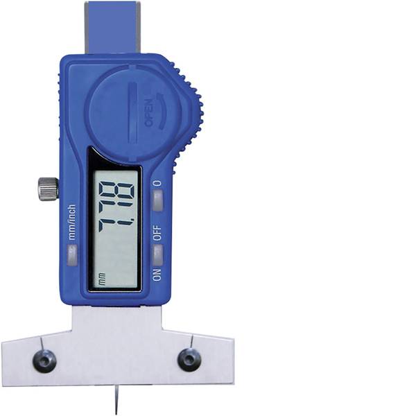 Manometri per pneumatici e calibri per battistrada - Manometro digitale Campo di misura di profondità 0 - 25 mm Basetech 1599560 - Manometri per pneumatici e calibri per battistrada - Manometro digitale Campo di misura di profondità 0 - 25 mm Basetech 1599560 -