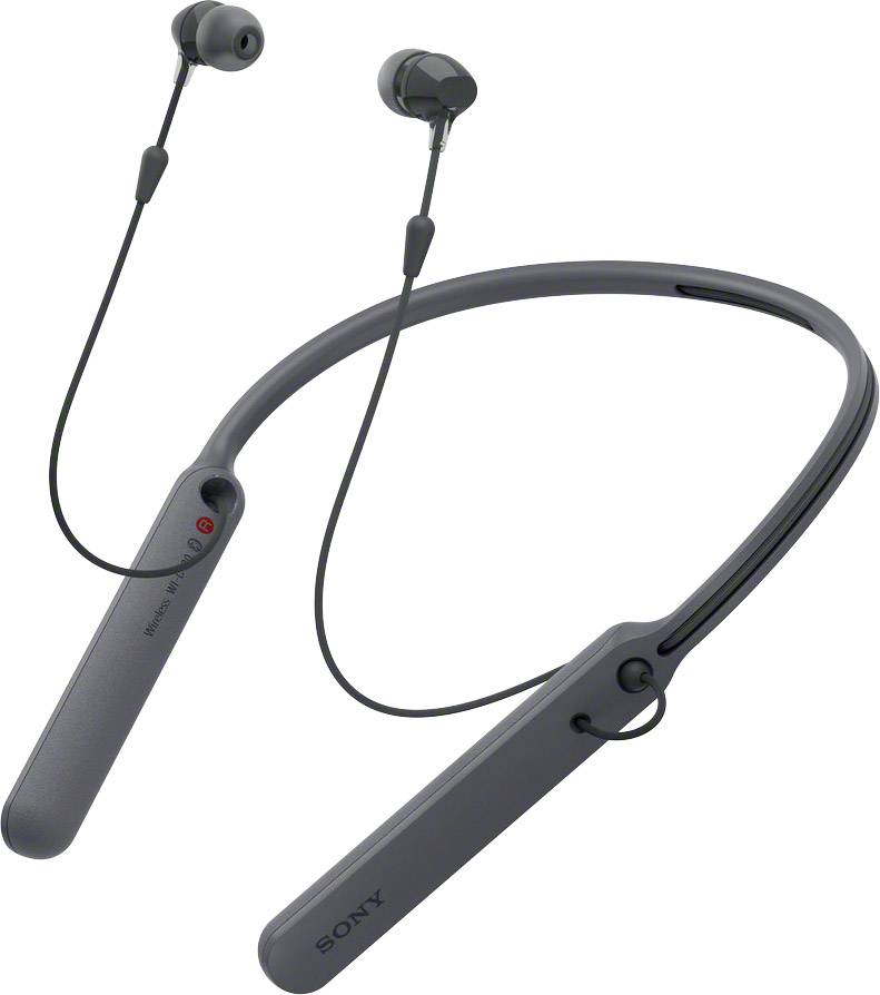 Sony WI-C400 Cuffie auricolari Bluetooth Nero archetto da collo, NFC,  headset con microfono | Conrad.it