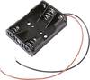MPD BC3AAAW Portabatteria 3x Ministilo (AAA) Cavo (L x L x A) 52 x 38 x 14 mm