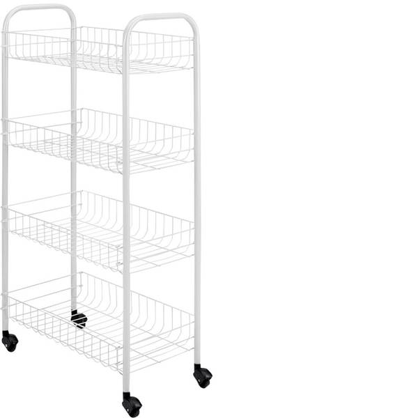 Utensili e accessori da cucina - Metaltex Pisa Carrello portatutto 4 piani 41x23x84cm - Utensili e accessori da cucina - Metaltex Pisa Carrello portatutto 4 piani 41x23x84cm -