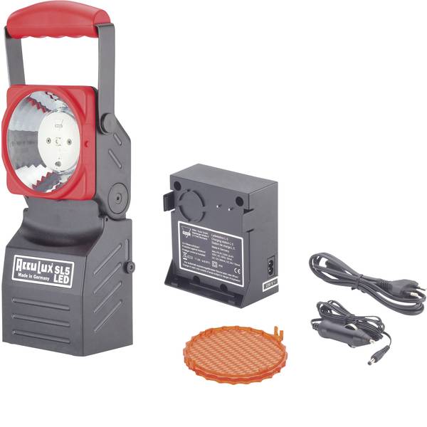 Torce con batterie ricaricabili - AccuLux 456441 Lampada da lavoro, Lampada portatile a batteria SL 5 LED Set Nero/Rosso LED 75 h - Torce con batterie ricaricabili - AccuLux 456441 Lampada da lavoro, Lampada portatile a batteria SL 5 LED Set Nero/Rosso LED 75 h -