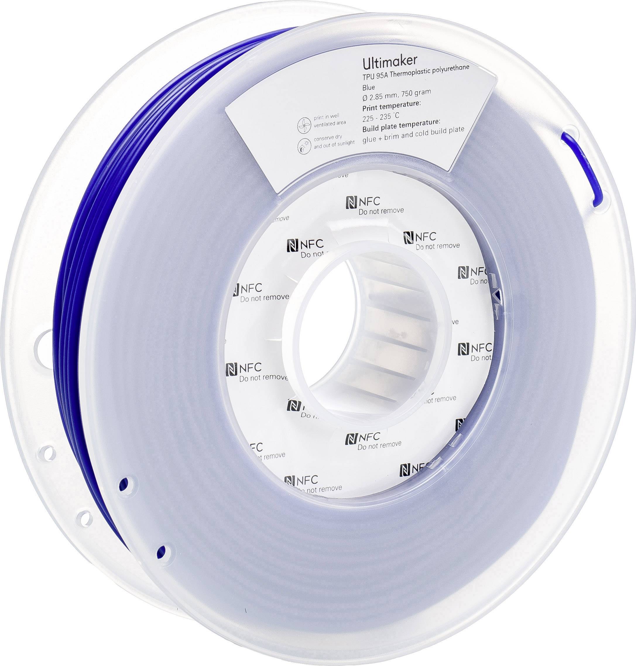 UltiMaker TPU - M0369 Blue 750 - 215194 Filamento per stampante 3D TPU semiflessibile 2.85 mm 750 g Blu 1 pz.-1